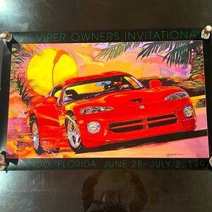 VIPER. 4th Owners Invitational. Poster. 36”x24”